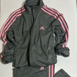Addias 3 Stripe tracksuit